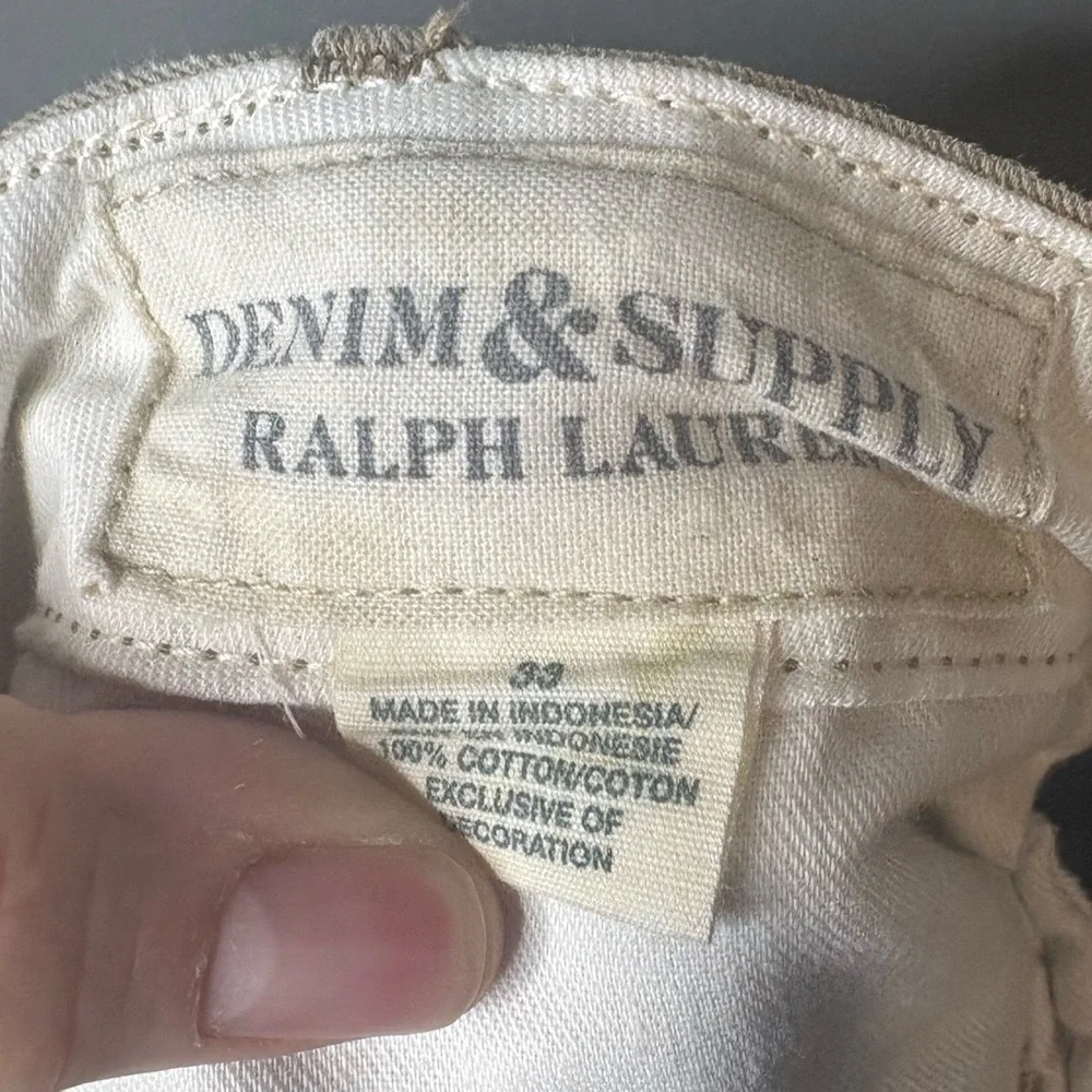 Denim & Supply Ralph Lauren Khaki Chino Shorts Size 33 Casual Summer Shorts - Picture 8 of 8